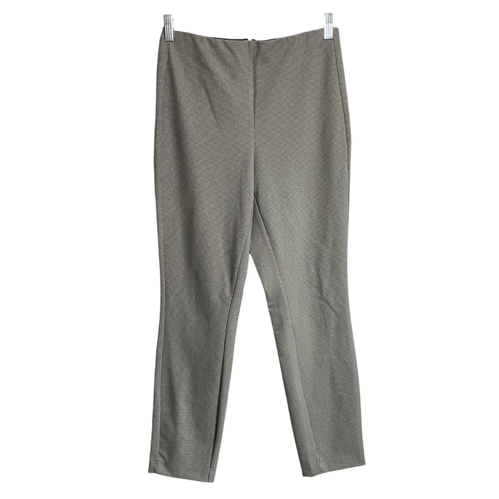Rag & Bone Simone Pants Houndstooth Plaid‎ High Waisted Slim Fit Ankle